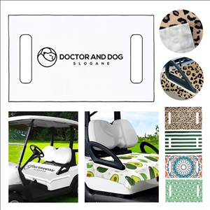 Custom Microfiber Golf Cart Seat Cover Towel